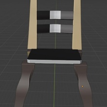 silla silla silla elegante silla 3d print model - Mito3D