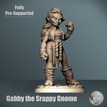 gabby scrappy gnome toys & games female monk 3d print model - Mito3D