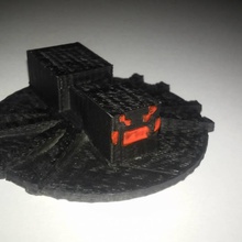 minecraft skaliert spider fan Kunst 3d print model - Mito3D