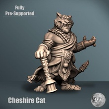 Cheshire Katze Spielzeuge Spiele Alice Wunderland katzenartig Barde Katzenvolk Anthro Rakshasa Ceshire 3d print model - Mito3D