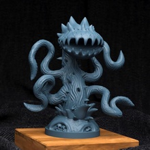carnívoro plantar criatura mini monstro tampo mesa dnd 3d print model - Mito3D