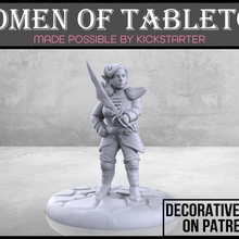 gnomo canaglia draghi dungeon fantasia femmina gioco giochi umano mini rpg donna donne miniatura tavolo dnd umanoide 3d print model - Mito3D