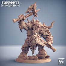 Frostmetall Clan Oger modular Geschäft Drachen Dungeons Fantasie Mini Miniaturen Ork Rollenspiel Tischplatte Orks unterstützt Kriegsspiel dnd ttrpg Handwerker Gilde vorausgesetzt 3d print model - Mito3D