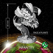 infantry plants race store miniatures sci-fi space spaceship 3dprint boardgames tabletop spacecraft board games stellar ti4 arborek 3d print model - Mito3D