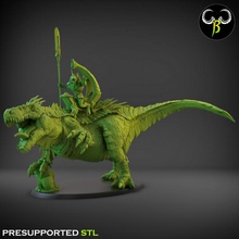 alphadon boutique dinosaure fantaisie lézard reptile miniature jeu guerre hommes lézards 3d print model - Mito3D