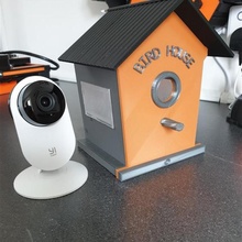 smart birdhouse - yi camera wifi smartcamera 3d print model - Mito3D