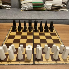 astratto scacchi vescovo re cavaliere minimalista pedone pezzo Regina torre pezzi 3d print model - Mito3D