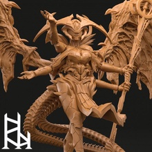 Sombrio unidade anjo loja 3d fantasia monstro masmorras Dragões tampo mesa d jogo Marilith tabletopgamers 3dartguy 3d print model - Mito3D