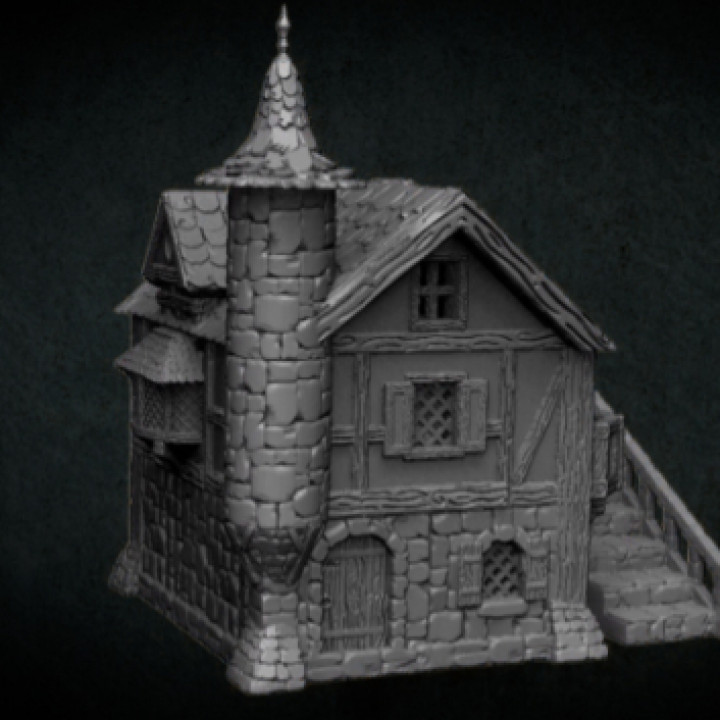 house building architect 3D print model - Mito3D
