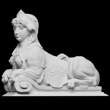 sphinx scan sculpture vienna 3dprintable austria 3d print model - Mito3D