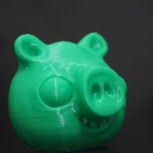 cochon oiseaux colère fan art app jeu vidéo plateau angrybirds 3d print model - Mito3D