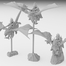 duende Dragão cavaleiro miniaturas 28mm modular fantasia martelo guerra miniatura tampo mesa elfos jogo elfo rei kow mântico Elfo alto opr drakon 3d print model - Mito3D