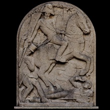 archduke charles battle aspern scan sculpture vienna 3dprintable relief austria 3d print model - Mito3D