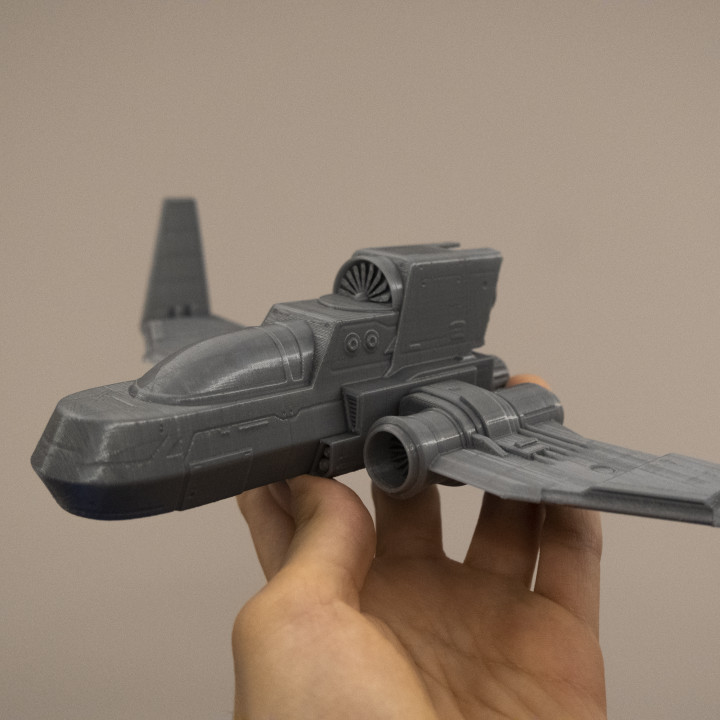 homem céu navio Projeto 02 futuro futurista sci fi espaço nave espacial superfície dura ninguém highpoly guerra nms descoberta 3D print model - Mito3D