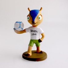 2014 coppa mascotte fuleco fan art calcio armadillo store mondo 3d print model - Mito3D