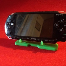 psp fat stand holder game sony console 3d print model - Mito3D