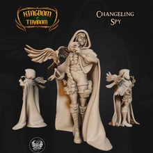 changeling spy toys & games female dnd 5e dndminiature changelingspy femalespy femalechangeling 3d print model - Mito3D