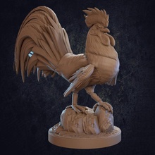 choto gallo presupuesto juguetes juegos animal bestia criatura continuar mazmorras épico fantasía mini monstruo rpg miniatura grande volador tramperos pollo dnd ave presentar 3d print model - Mito3D