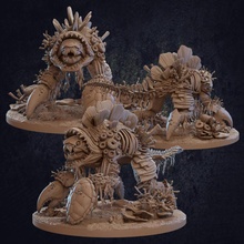 coral shambler - presupported toys & games bones boss claws creature dragon dungeons epic fantasy miniatures monster ocean rpg sea aquatic huge trappers dnd lodge 3d print model - Mito3D