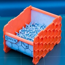 screw box nut work sorter binder sorting 3d print model - Mito3D