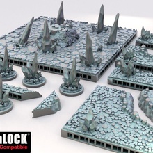 crystal dungeon addon pack toys & games 3d print model - Mito3D