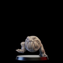 toothy monster miniature tabletop 3d print model - Mito3D
