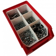 tool organizer leroy merlin box mount nuts wall bolts divisor 3d print model - Mito3D