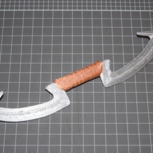 blazefury profanateur gel épée multi material 3d print model - Mito3D