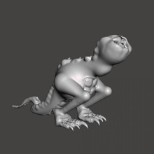 termina bestia juguetes juegos demonio criatura dinosaurio continuar lagartija monstruo reptil muertos vivientes boca convocar d pionero 3d print model - Mito3D