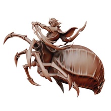 drider mesa oscuro dragones mazmorras duende fantasía martillo guerra miniatura araña elfos dnd 3d print model - Mito3D