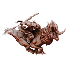 dark rider tabletop dragons dungeons fantasy warhammer warrior miniature chaos dnd horseman 3d print model - Mito3D