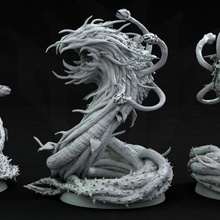 briar serpent toys & games demon creature dark fantasy forest gaming rpg snake evil tabletop homebrew 3d print model - Mito3D