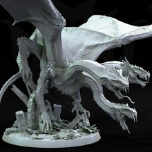 draco hydra toys & games creature dragon forest gaming monster rpg tabletop dnd homebrew 5e serprent 3d print model - Mito3D