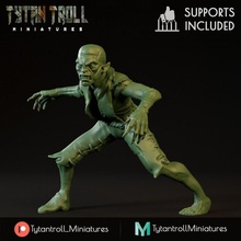 vampire spawn male 2 professionally pre-supported toys & games fantasy miniatures minis thrall creatures dnd presupported supported bloodsuckers 3d print model - Mito3D
