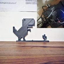 google dinosaurio jardín 3d print model - Mito3D