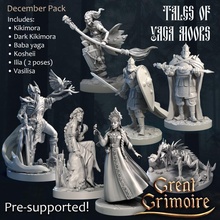 tales yaga moors toys & games greatgrimoire great grimoire kikimora vasilisa babayaga kosheii ilia 3d print model - Mito3D