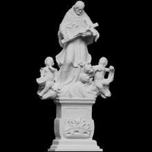 statue John nepomuk analyse Vienne 3dprintable L'Autriche cc0 3d print model - Mito3D
