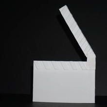 clapperboard & garden board movie clapper 3d print model - Mito3D