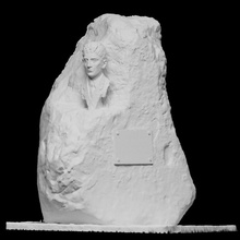franz kafka memorial scan monument vienna 3dprintable austria cc0 3d print model - Mito3D