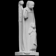 guardian angel scan statue vienna 3dprintable austria cc0 3d print model - Mito3D