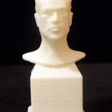 brad pitt fan art busto attore celebrità bradpitt 3d print model - Mito3D