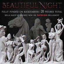 güzel gece Kickstarter Ayarlamak 21 rakamlar mağaza iblis elf korsan vampir kan büyü ölüm paketlemek Elf iğnelemek İskandinav Tiefling büyücü merhaba saçma ödüller 3d print model - Mito3D