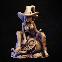 witch pumpkin store girl halloween magic Witch 3d print model - Mito3D