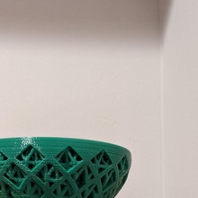 exposto treliça tigela 3d print model - Mito3D