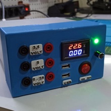 diy adjustable power supply case 3d print model - Mito3D