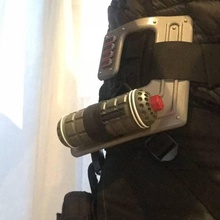 destiny hunter grenade holder props & cosplay 3d print model - Mito3D