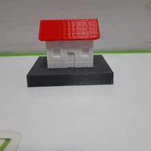 Modul Magnet Häuser rechteckig 1 Orientierung Darstellung cit blind Massevision Fortbewegung sehbehindert ficiencevisuelle 3d print model - Mito3D