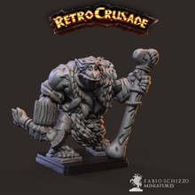 retrocrusade orc shaman toys & games miniature heroquest morcar 3d print model - Mito3D