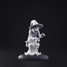 bruja juguetes juegos fantasía dama mago magia mujer pantano 3d print model - Mito3D