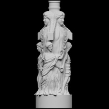 Hekate taramak Louvre Fransa 3dprintable 3d print model - Mito3D